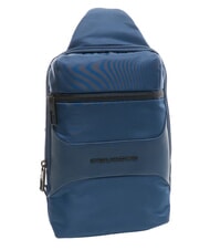 PIQUADRO X20 Mochila de un solo hombro azul - Mochilas para port&aacute;til - 3