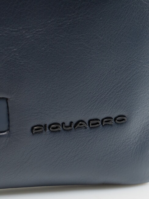 PAUL Bolso de mano de piel azul - Bolsos Mujer