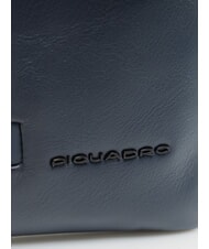 PIQUADRO PAUL Bolso de mano de piel azul - Bolsos Mujer - 3