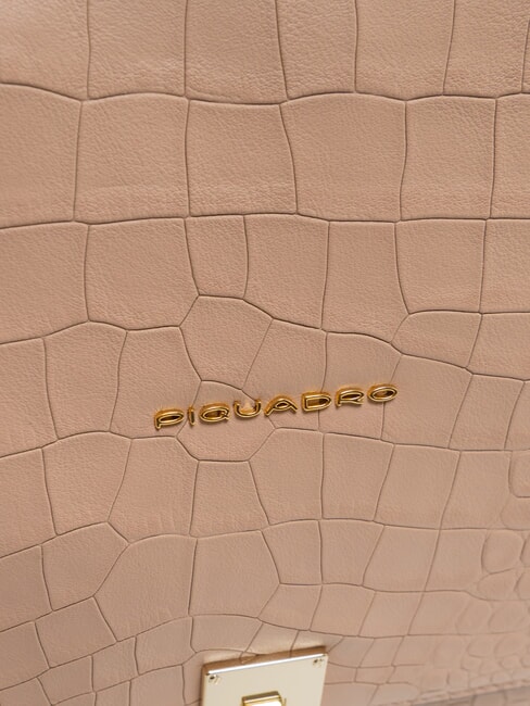 DAFNE Bolso para tablet de piel coco/rosa - Bolsos Mujer