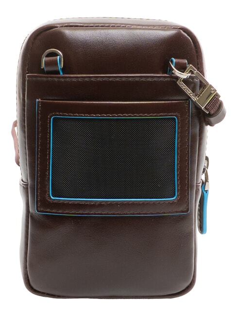 BLUE SQUARE Monedero de cuero CAOBA - Carteras Hombre