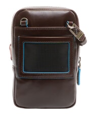 PIQUADRO BLUE SQUARE Monedero de cuero CAOBA - Carteras Hombre - 4