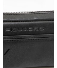 PIQUADRO NABUCCO Mini paraguas con funda de piel negro - Paraguas - 6