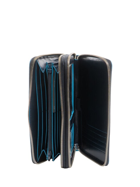 BLUE SQUARE Portadocumentos en piel azul - Accesorios de viaje