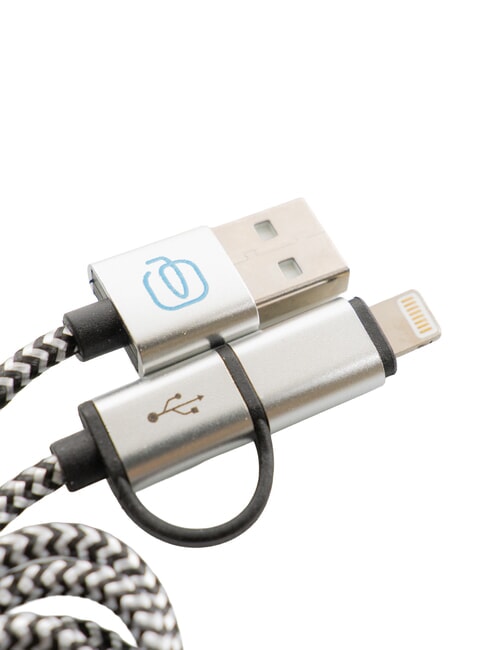 BAGMOTIC Brida de cuero con cable USB Cuero / Rojo - Accesorios de viaje