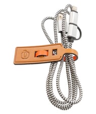 PIQUADRO BAGMOTIC Brida de cuero con cable USB Cuero / Rojo - Accesorios de viaje - 3