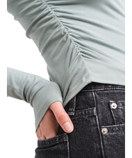 CALVIN KLEIN CK JEANS Camiseta de manga larga con cuello redondo gris pizarra - camiseta - 4