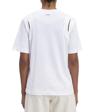 CALVIN KLEIN CK Camiseta de manga corta con corte blanco brillante - camiseta - 2