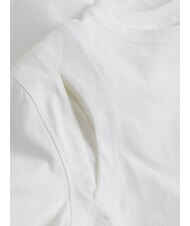 CALVIN KLEIN CK Camiseta de manga corta con corte blanco brillante - camiseta - 6