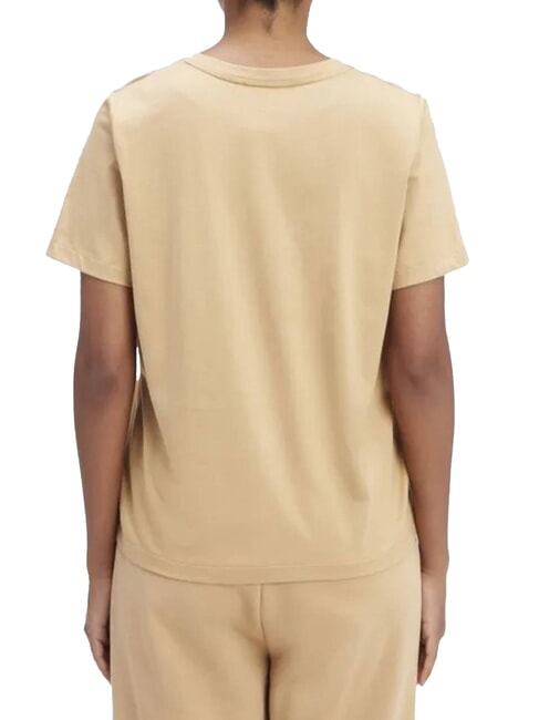 CK Camiseta de manga corta con cuello redondo caf&eacute; helado - camiseta