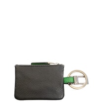 PIQUADRO SPLASH  Llavero de cuero NEGRO / VERDE - Llaveros - 2