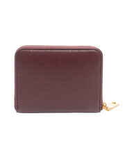 LOVE MOSCHINO LOCKED IN GOLD  Cartera peque&ntilde;a con cremallera vino - Carteras Mujer - 3