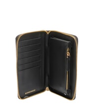 BORBONESE CLASSICA  Cartera con cremallera OP / NATURAL / NEGRO - Carteras Mujer - 2