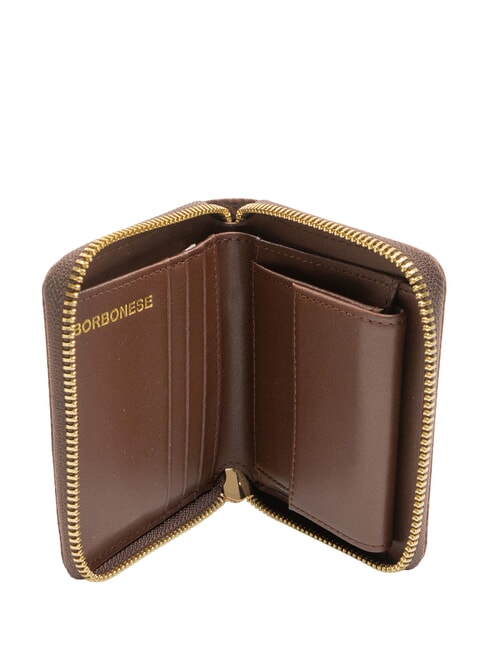 CLASSICA  Cartera mediana con cremallera avellana - Bolsas de viaje