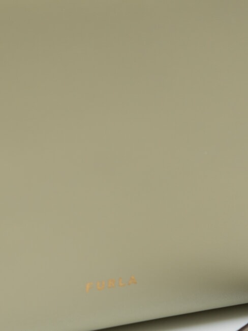 NUVOLA Bolso bandolera mini de piel salvia clara - Bolsos Mujer