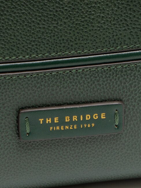 DOMITILLA  Belleza del cuero malaquita de color dorado - Neceser