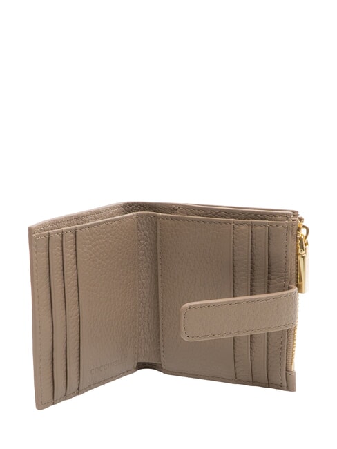 METALLIC SOFT Cartera mini de piel topo c&aacute;lido - Carteras Mujer