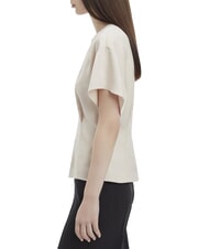 CALVIN KLEIN CK Camisa de satén de manga corta mañana gris - Camisas - 3