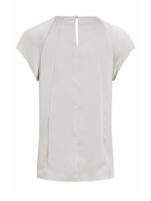 CK Camisa de satén de manga corta guijarro de arena - Camisas