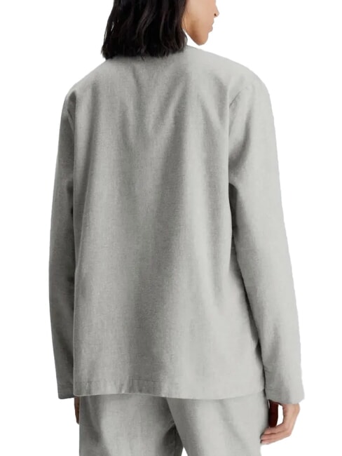 CK Camisa de pijama de franela brezo gris - Pijamas de mujer