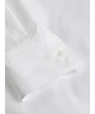 CALVIN KLEIN CK Camisa de manga larga de corte relajado blanco brillante - Camisas - 6