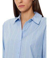 CALVIN KLEIN CK Camisa de manga larga de corte relajado garceta / franja colocada en el cielo nocturno - Camisas - 3