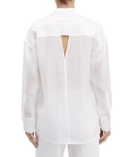 CALVIN KLEIN CK Camisa transparente de corte extragrande blanco brillante - Camisas - 2