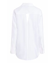 CALVIN KLEIN CK Camisa transparente de corte extragrande blanco brillante - Camisas - 5