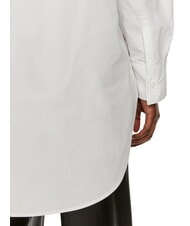 CALVIN KLEIN CK JEANS Camisa de manga larga de gran tamaño blanco brillante - Camisas - 4