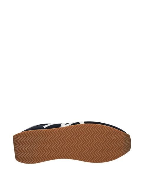 ROYALE SUEDE AIR MESH Zapatillas de piel con el logotipo de AX azul marino+blanco roto - Zapatos Hombre