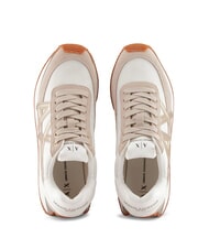 ARMANI EXCHANGE ROYALE SUEDE AIR MESH Zapatillas arena + oro p&aacute;lido - Zapatos Mujer - 4