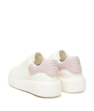 ARMANI EXCHANGE SUPER MINI-TUMBLED Zapatillas blanco roto + rosa p&aacute;lido - Zapatos Mujer - 3