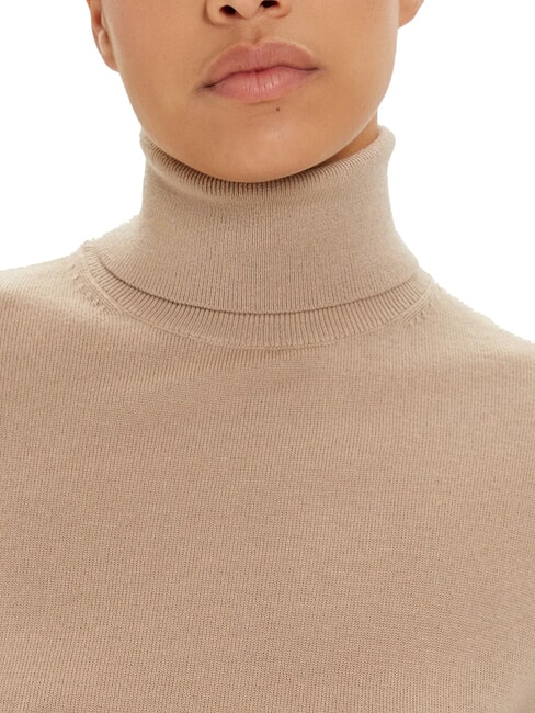 CK Suéter de cuello alto de lana de corte entallado ánfora - Suéteres de mujer