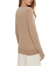 CALVIN KLEIN CK Suéter de lana con cuello redondo - Suéteres de mujer