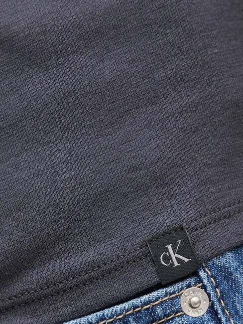 CK JEANS Suéter de cuello alto de algodón ébano - Suéteres de mujer