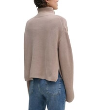 CALVIN KLEIN CK JEANS Suéter de cuello alto de algodón de corte relajado cabra - Suéteres de mujer - 2