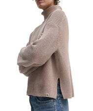 CALVIN KLEIN CK JEANS Su&eacute;ter de cuello alto de algod&oacute;n de corte relajado cabra - Su&eacute;teres de mujer - 3