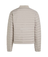 CALVIN KLEIN CK Chaqueta corta ligera y acolchada ceniza de madera - Chaquetas de plumas de mujer - 4