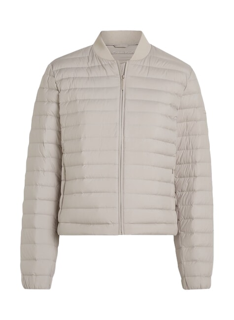 CK Chaqueta corta ligera y acolchada ceniza de madera - Jeans