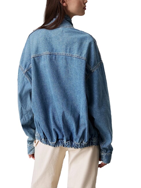 CK JEANS Chaqueta vaquera de corte relajado mezclilla oscura - Chaquetas de mujer