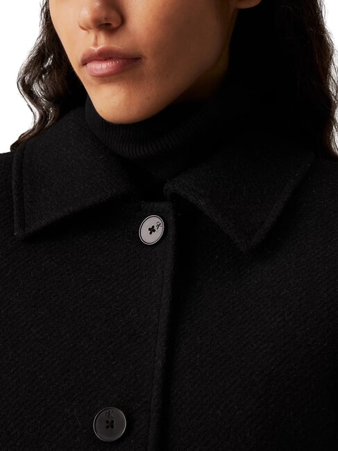 CK JEANS Chaqueta corta de mezcla de lana ck negro - Chaquetas de mujer