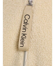 CALVIN KLEIN CK JEANS Chaqueta polar con capucha y cremallera completa neblina del puerto - Chaquetas de mujer - 5