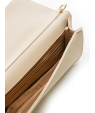 LOVE MOSCHINO LOGO Bolso de mano con bandolera Marfil - Bolsos Mujer - 5