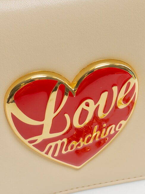 LOVE HEART  Bolso de hombro Marfil - Bolsos Mujer