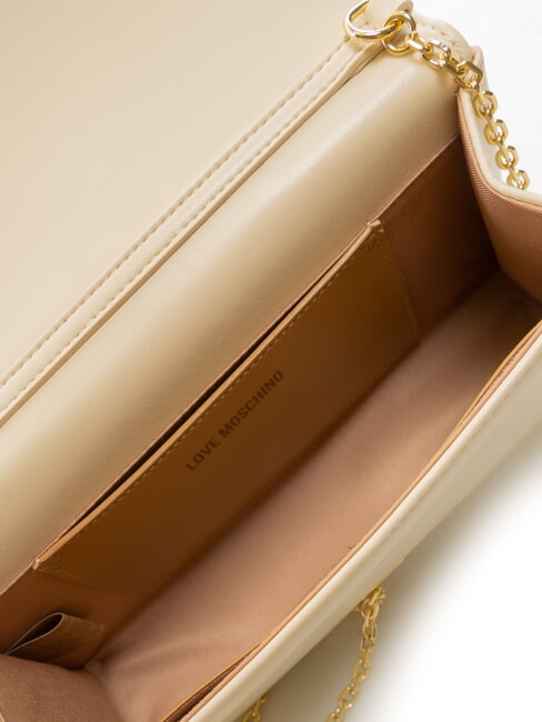 LOVE HEART  Bolso de hombro Marfil - Bolsos Mujer