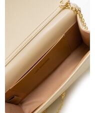 LOVE MOSCHINO LOVE HEART  Bolso de hombro Marfil - Bolsos Mujer - 5