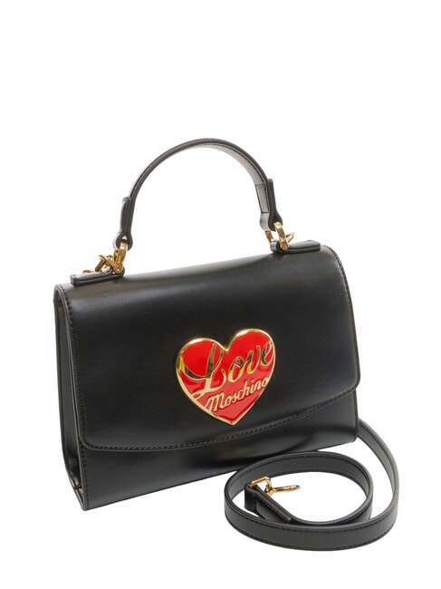 LOVE HEART Bolso de mano, con bandolera negro - Bolsos Mujer