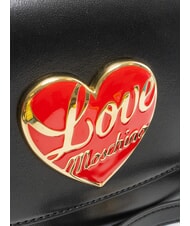 LOVE MOSCHINO LOVE HEART Bolso de mano, con bandolera negro - Bolsos Mujer - 3