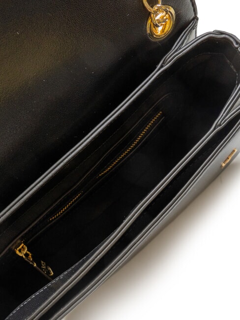 LOVE HEART  Bolso de hombro negro - Bolsos Mujer