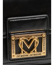 LOVE MOSCHINO LOCKED IN GOLD  Mochila de mujer negro - Bolsos Mujer - 3